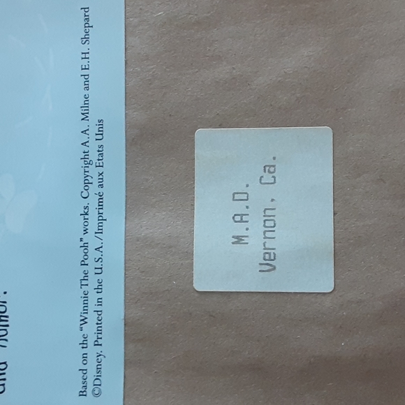 Disney's Winnie the Pooh Framed Art Print Fall Four Seasons Series (1) - Picture 10 of 10